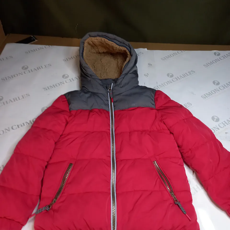 FATFACE PADDED SHERPA LINED COAT SIZE 6-7 YEARS