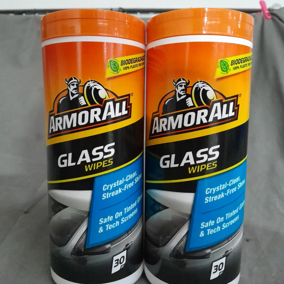 ARMORALL GLASS WIPES X2 