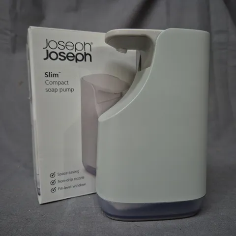 BOXED JOSEPH JOSEPH SLIM COMPACT SOAP PUMP