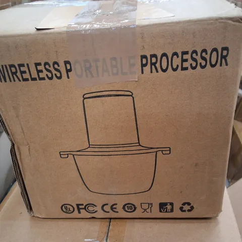 BOXED WIRELESS PORTABLE FOOD PROCESSOR
