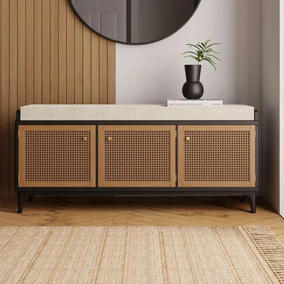 BOXED FRANCO STORAGE BENCH (1 BOX)