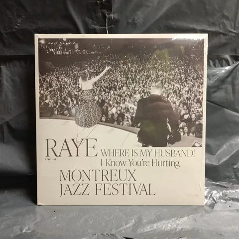 RAYE WHERE IS MY HUSBAND LIVE AT MONTREUX JAZZ FESTIVAL VINYL