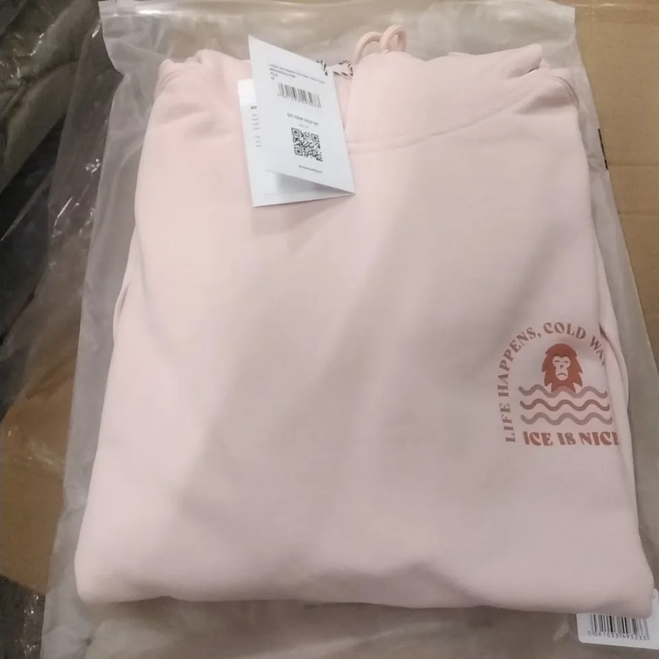 BOX OF MIXED ASSORTMENT OF BRAND NEW BRASS MONKEY CLOTHING ITEMS INCLUDING - HOODIES - SIZES M - APPROXIMATELY X9 ITEMS