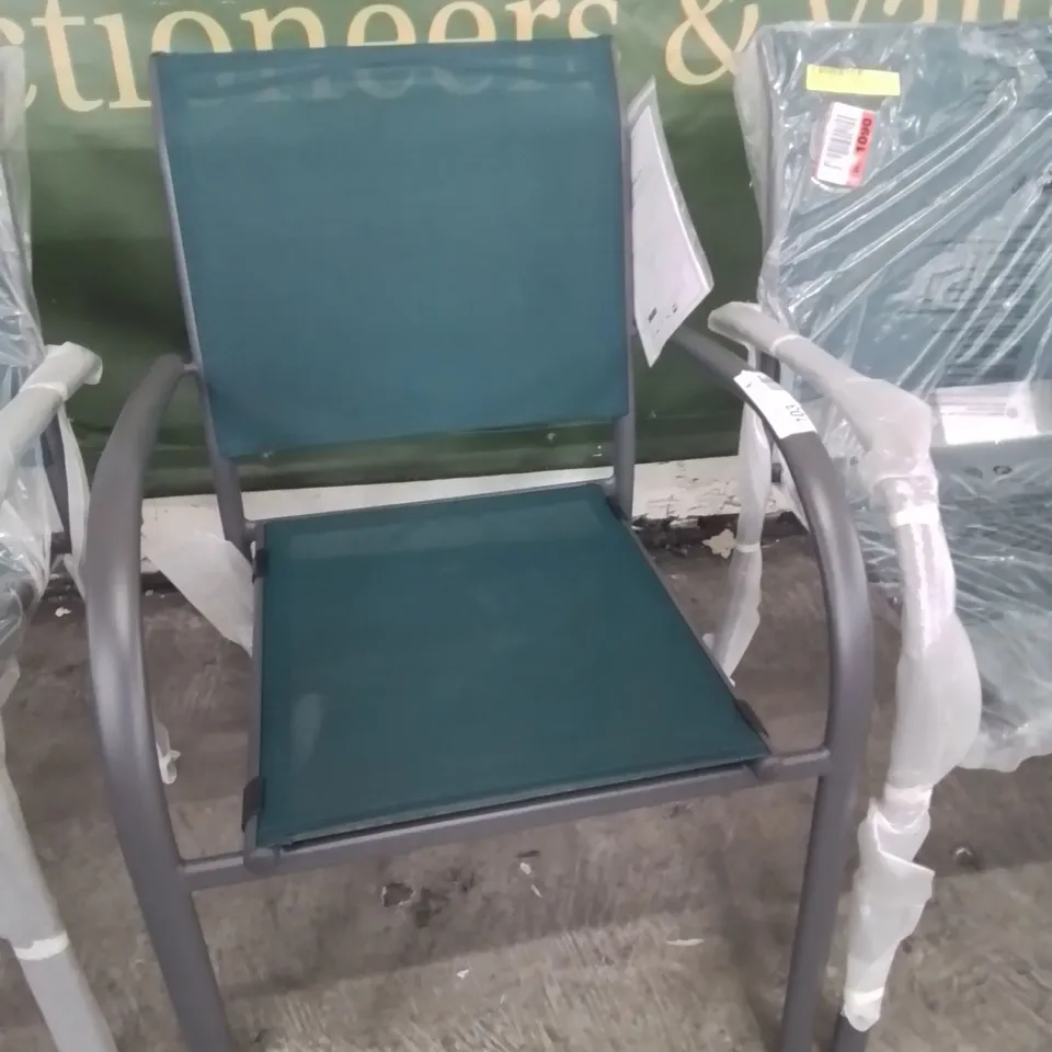 SET OF FIVE ANTONTONI STACKING GARDEN CHAIRS