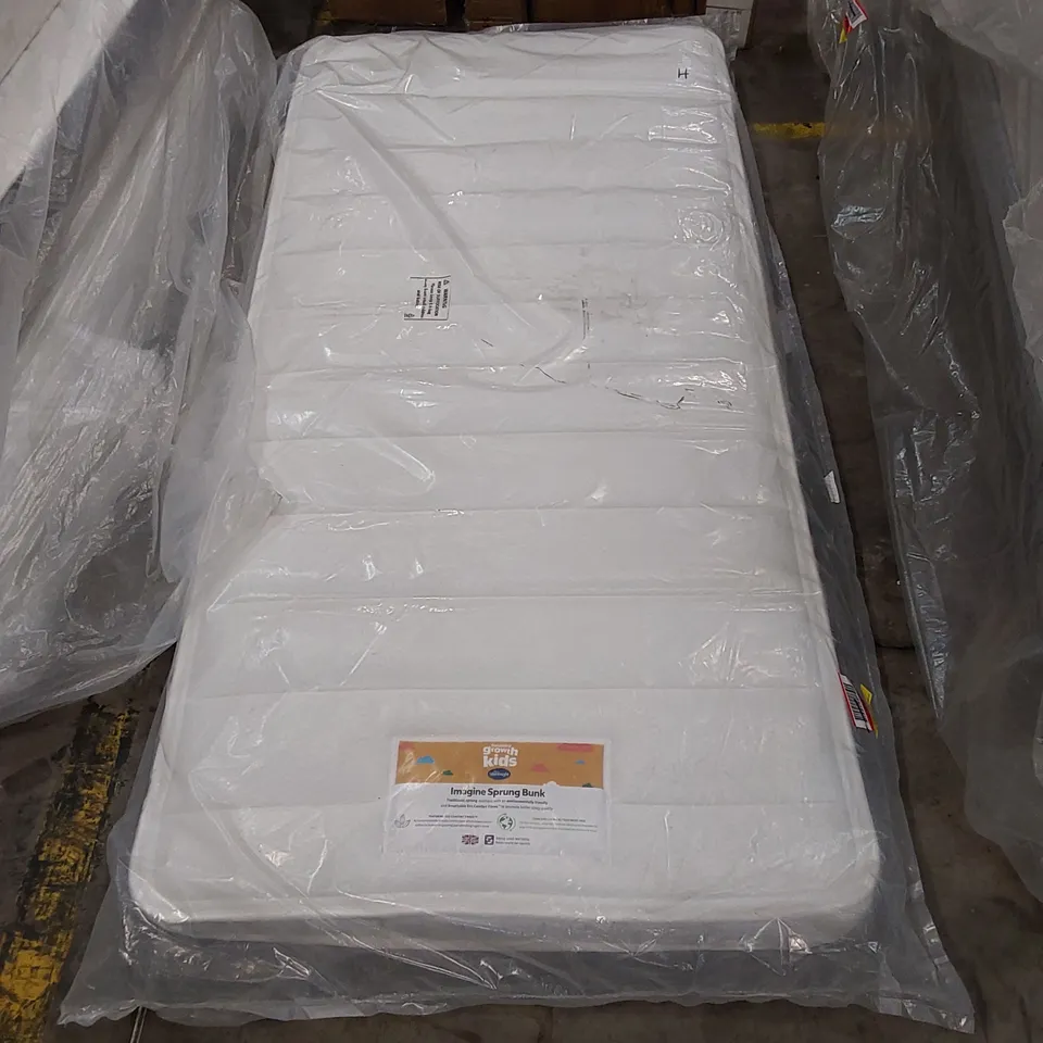 BAGGED HEALTHY GROWTH KIDS SPRUNG SINGLE MATTRESS 