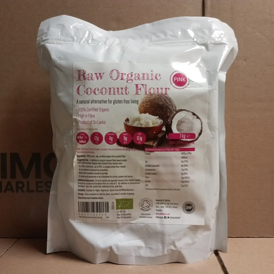 PINK SUN RAW ORGANIC COCONUT FLOUR (1KG)