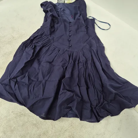NOBODY'S CHILD PETITE CORA MINI DRESS – NAVY, UK 10 (EU 38, US 6)