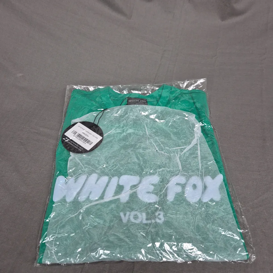 SEALED WHITE FOX OFFSTAGE OVERSIZED TEE - XS/S