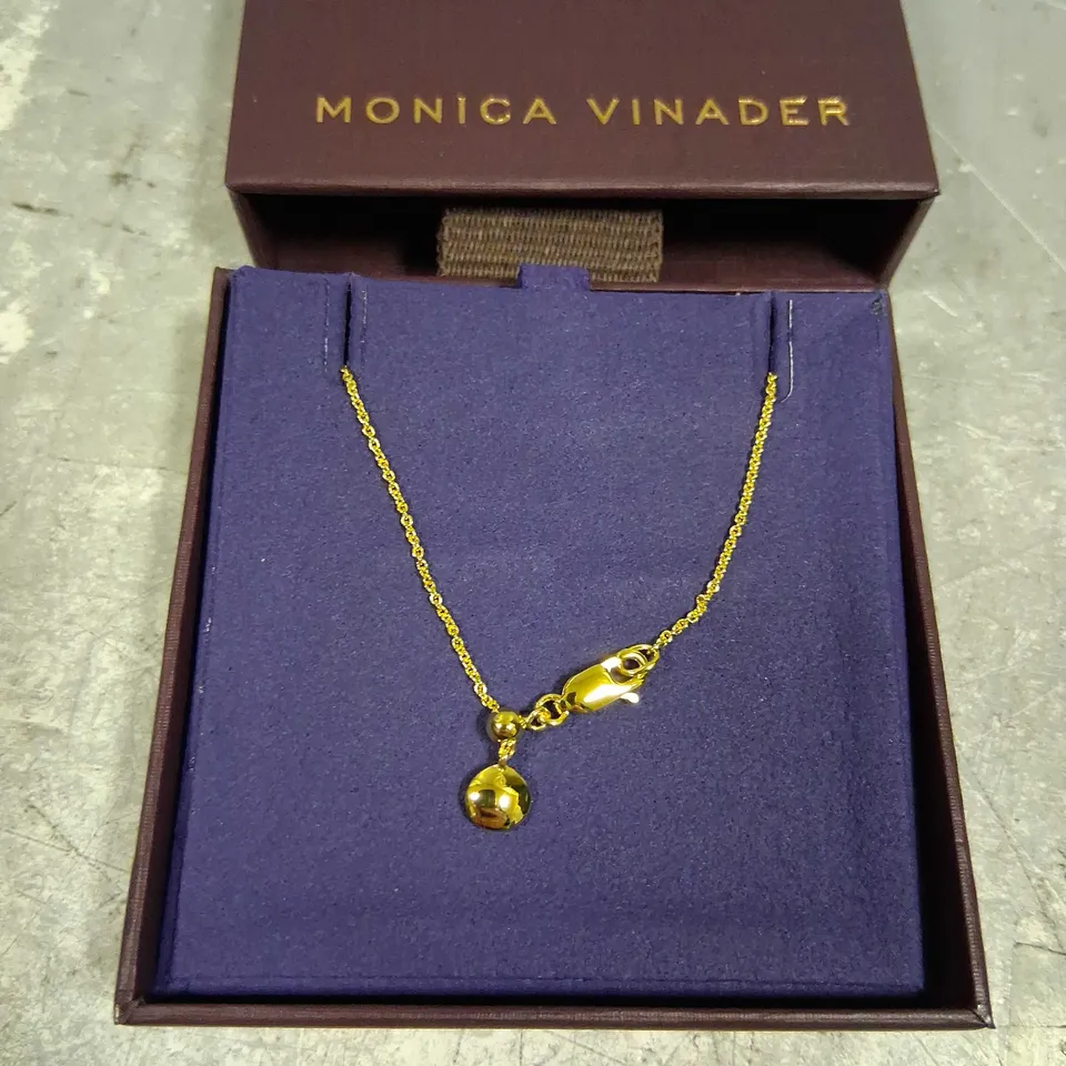 BOXED MONICA VINADER FINE CHAIN NECKLACE