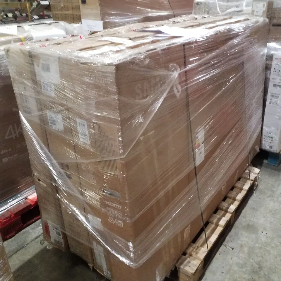 PALLET CONTAINING 4 DAMAGED TVS