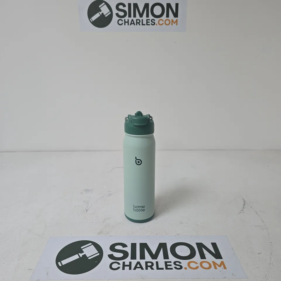 BOTTLE BOTTLE INSULATED WATER BOTTLE – MINT GREEN WITH DARK GREEN CAP