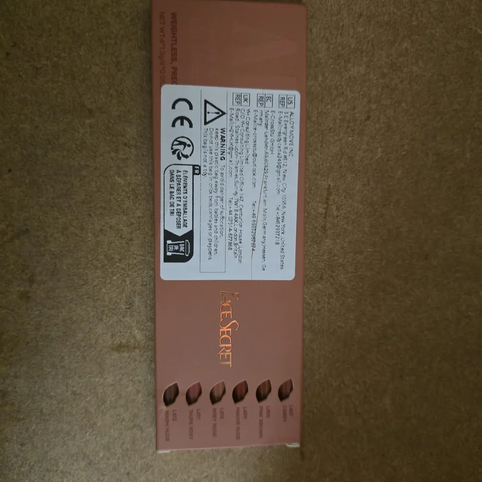 FACE SECRET LIP COLOUR PALETTE – MAKE-UP SET (PINK BOX)