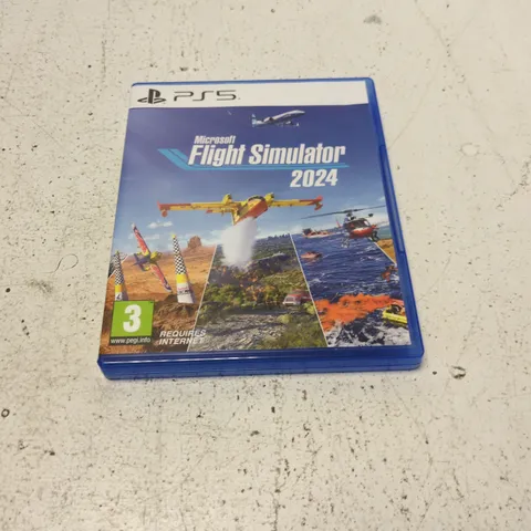 MICROSOFT FLIGHT SIMULATOR 2024 – PLAYSTATION 5 (PS5) GAME CASE