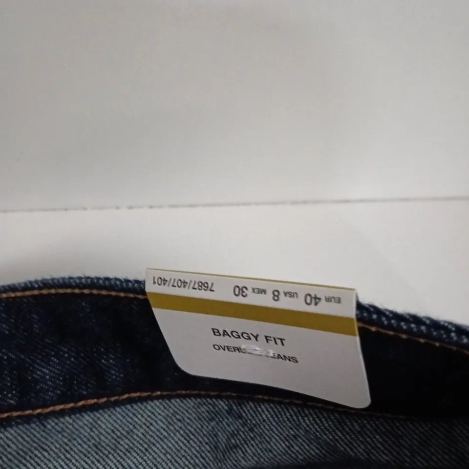 PULL&BEAR WOMEN'S PETITE JEANS – DARK DENIM, EU40 (UK12), US8