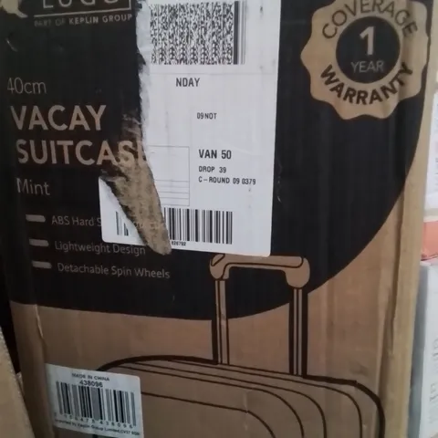 BOXED LUGG 40CM VACAY SUITCASE MINT