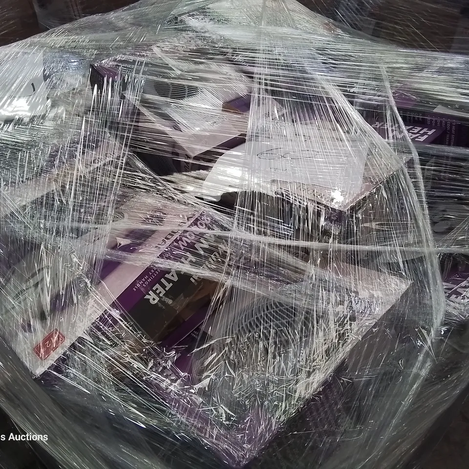 PALLET OF APPROXIMATELY 60 ASSORTED FAN HEATERS