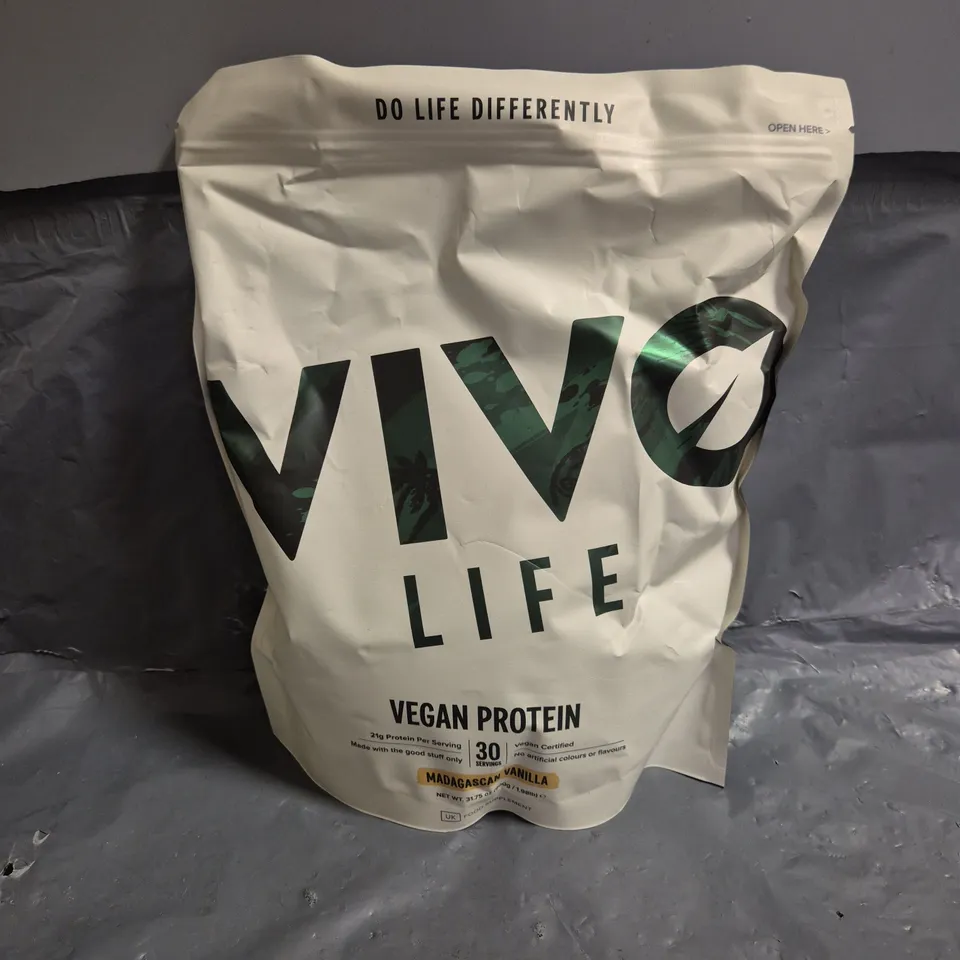 VIVO LIFE VEGAN PROTEIN IN MADAGASCAN VANILLA 30 SERVINGS