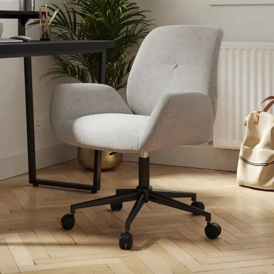 BOXED GINNY OFFICE CHAIR HERRINGBONE (1 BOX)
