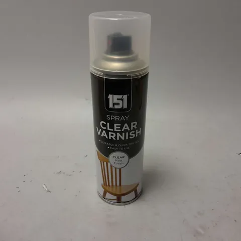 12 151 SPRAY CLEAR VARNISH MATT FINISH - COLLECTION ONLY