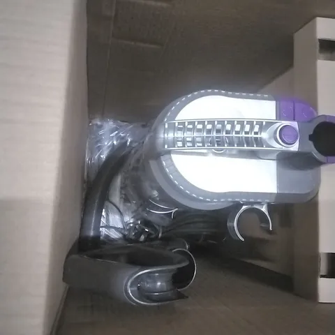 BOXED VAX AIR STRETCH PET MAX U85-AS-PME UPRIGHT BAGLESS VACUUM CLEANER - SILVER & PURPLE