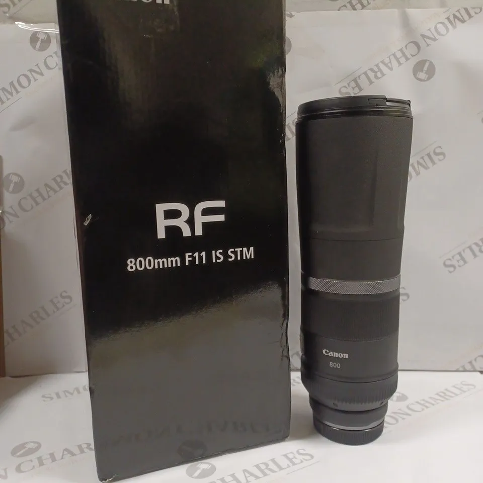 BOXED CANON RF 800MM F11 IS STM LENS RRP £1099.99