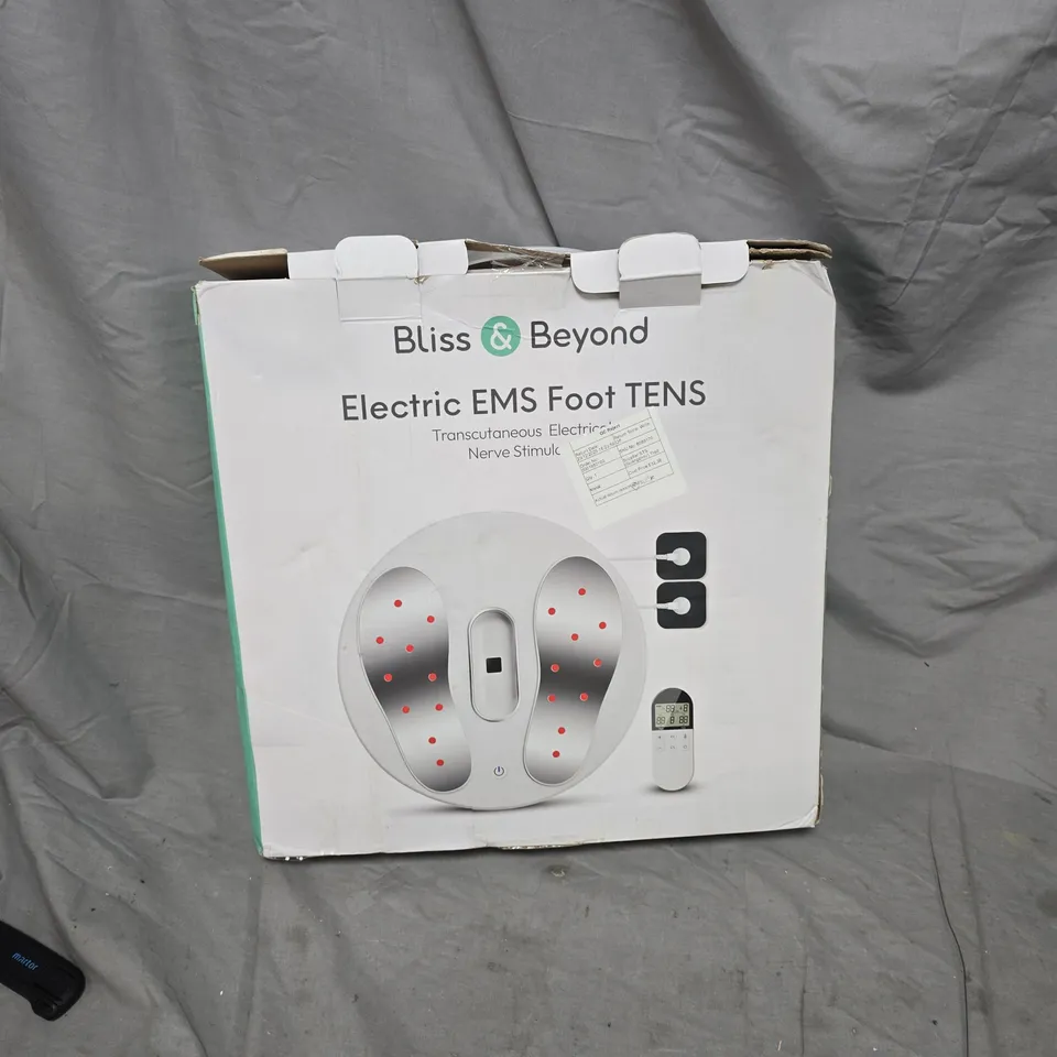BLISS & BEYOND ELECTRIC EMS FOOT TENS – BOXED