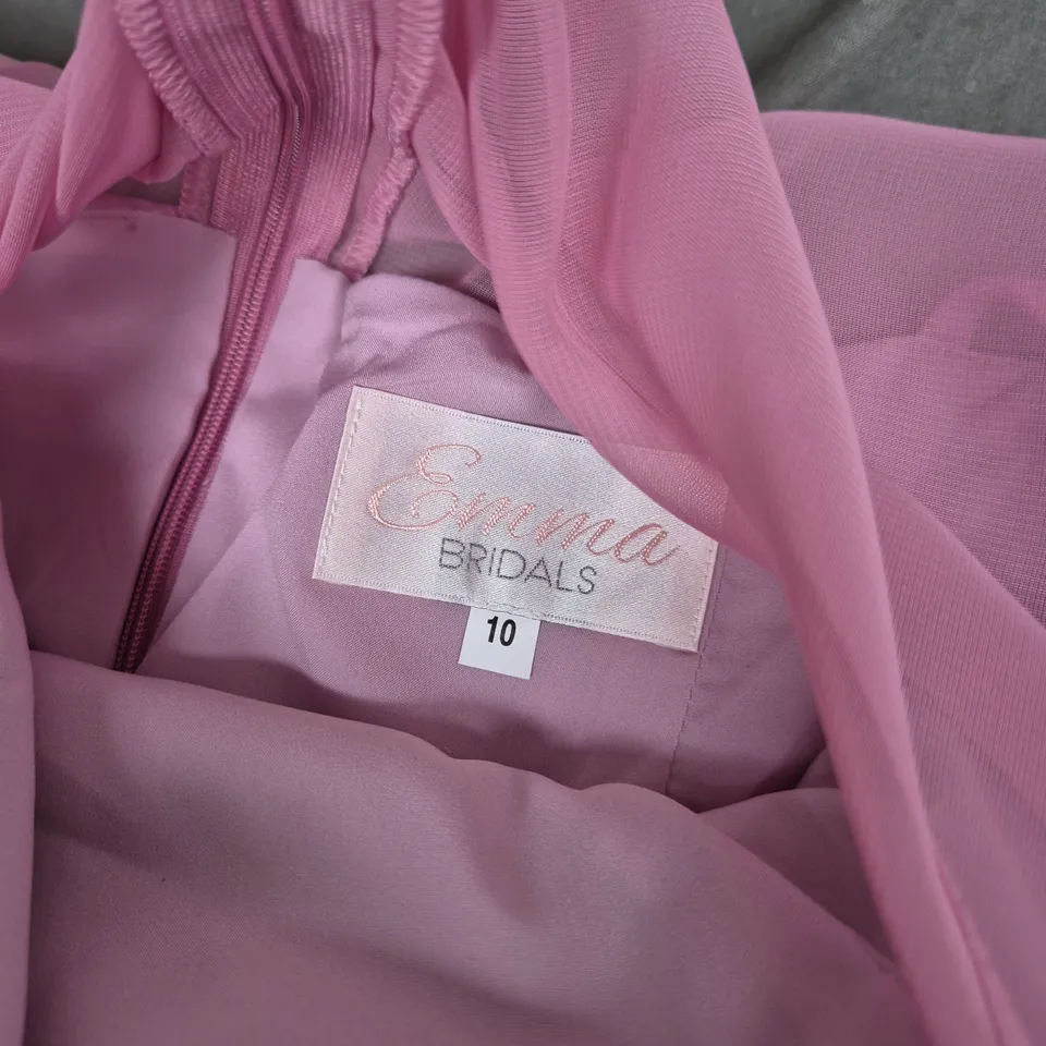 EMMA BRIDALS PINK DRESS – WOMEN’S SIZE 10