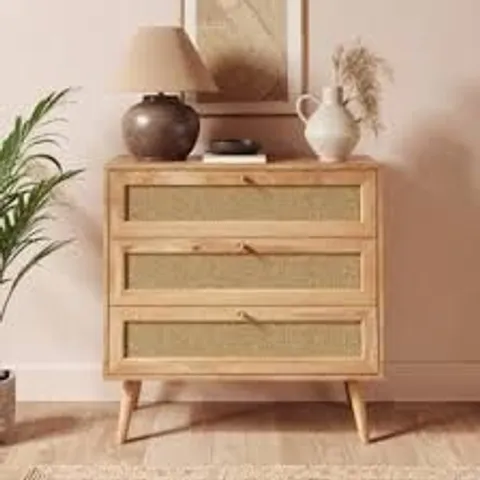 BOXED JORDYN 3 DRAWER CHEST (1 BOX)