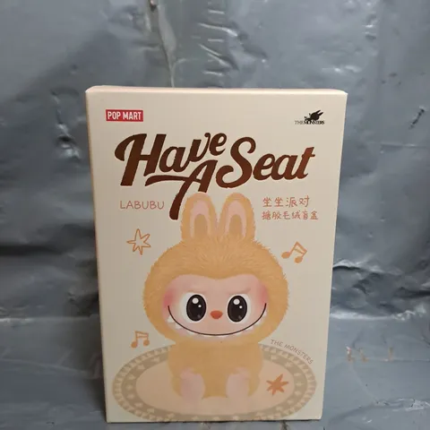 SEALED POP MART THE MONSTERS HAVE A SEAT LABUBU BLIND BOX 
