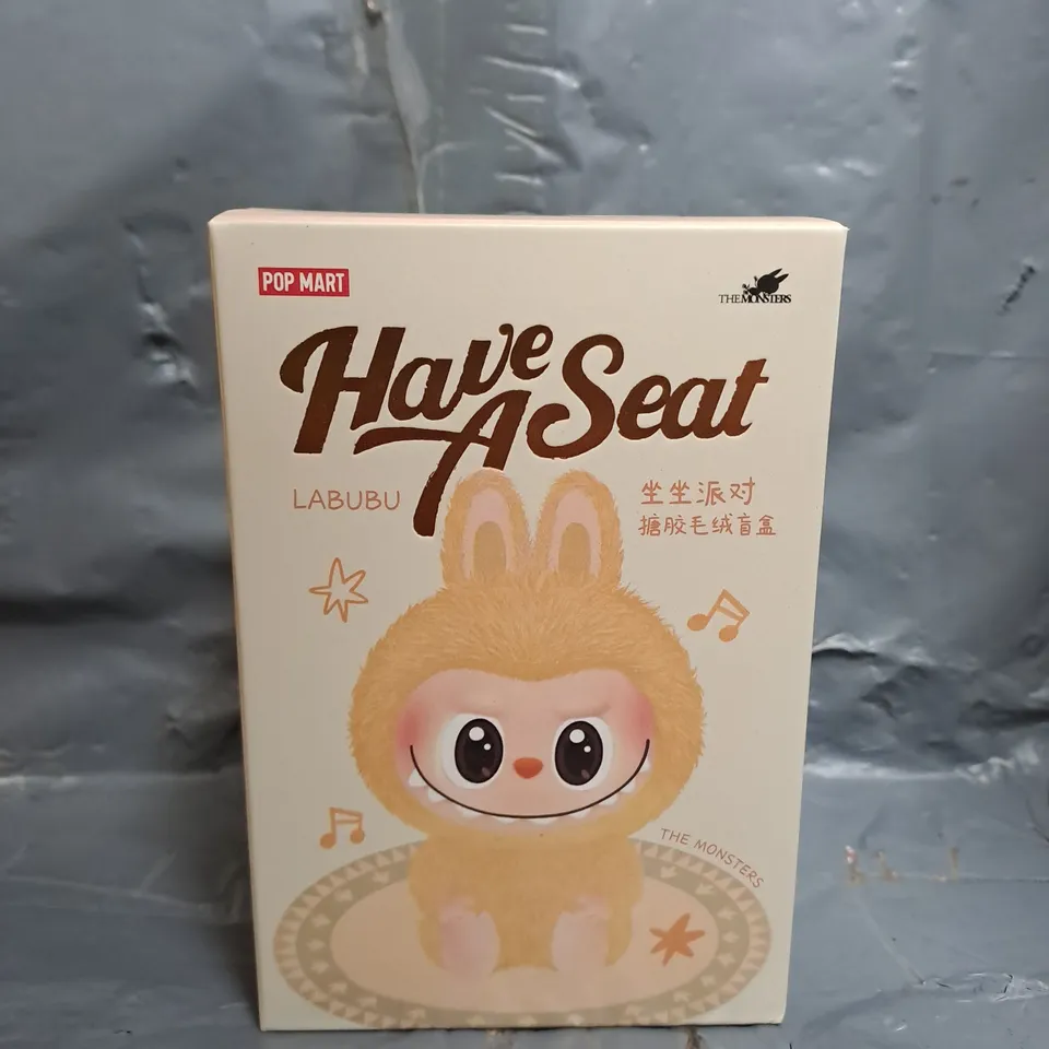 SEALED POP MART THE MONSTERS HAVE A SEAT LABUBU BLIND BOX 