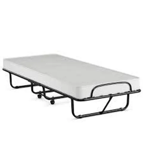 BOXED COSTWAY FOLDING BED WITH MEMORY FOAM MATTRESS WITH WHEELS MADE IN ITALY (1 BOX)