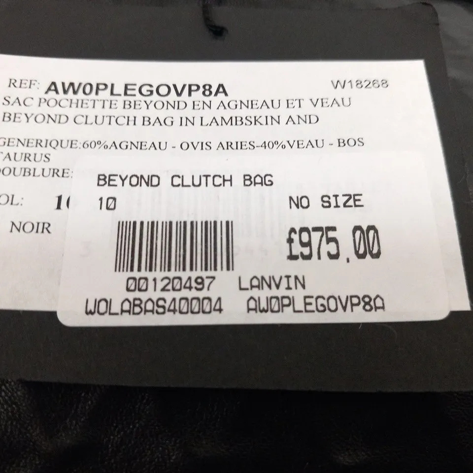 LANVIN BEYOND CLUTCH BAG