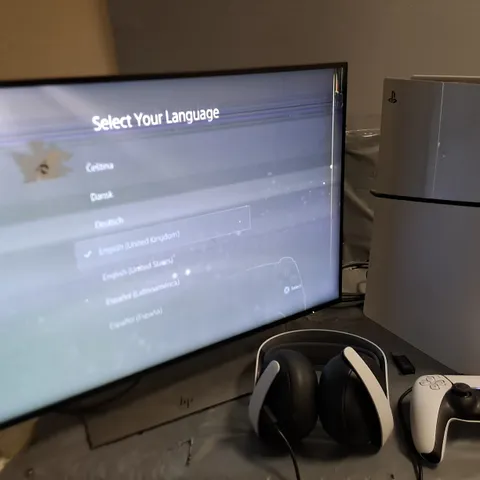 UNBOXED SONY PLAYSTATION 5 DISC EDITION GAMES CONSOLE