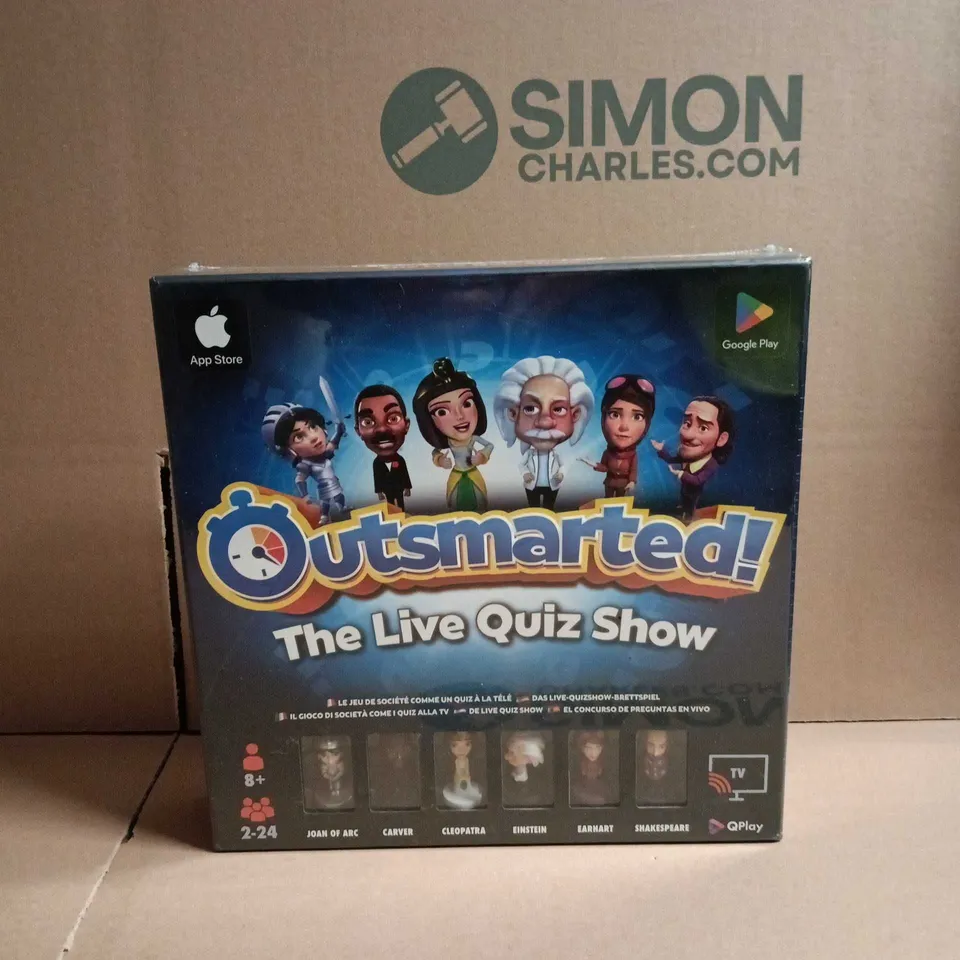 OUTSMARTED! THE LIVE QUIZ SHOW – BOARD GAME 