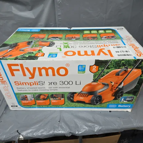 FLYMO SIMPLISTORE 300R LI CORDLESS LAWNMOWER