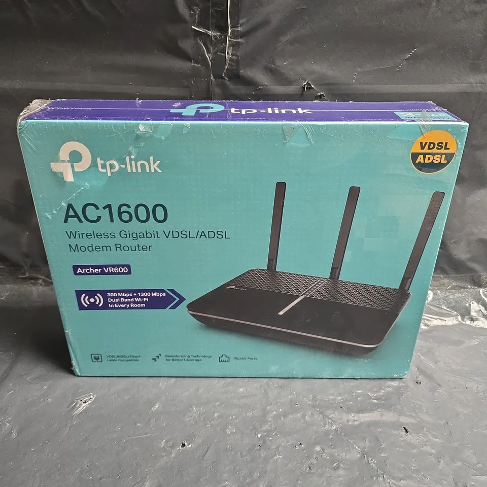 TP-LINK AC1600 WIRELESS GIGABIT VDSL/ADSL MODEM ROUTER – ARCHER VR600 (BOXED)