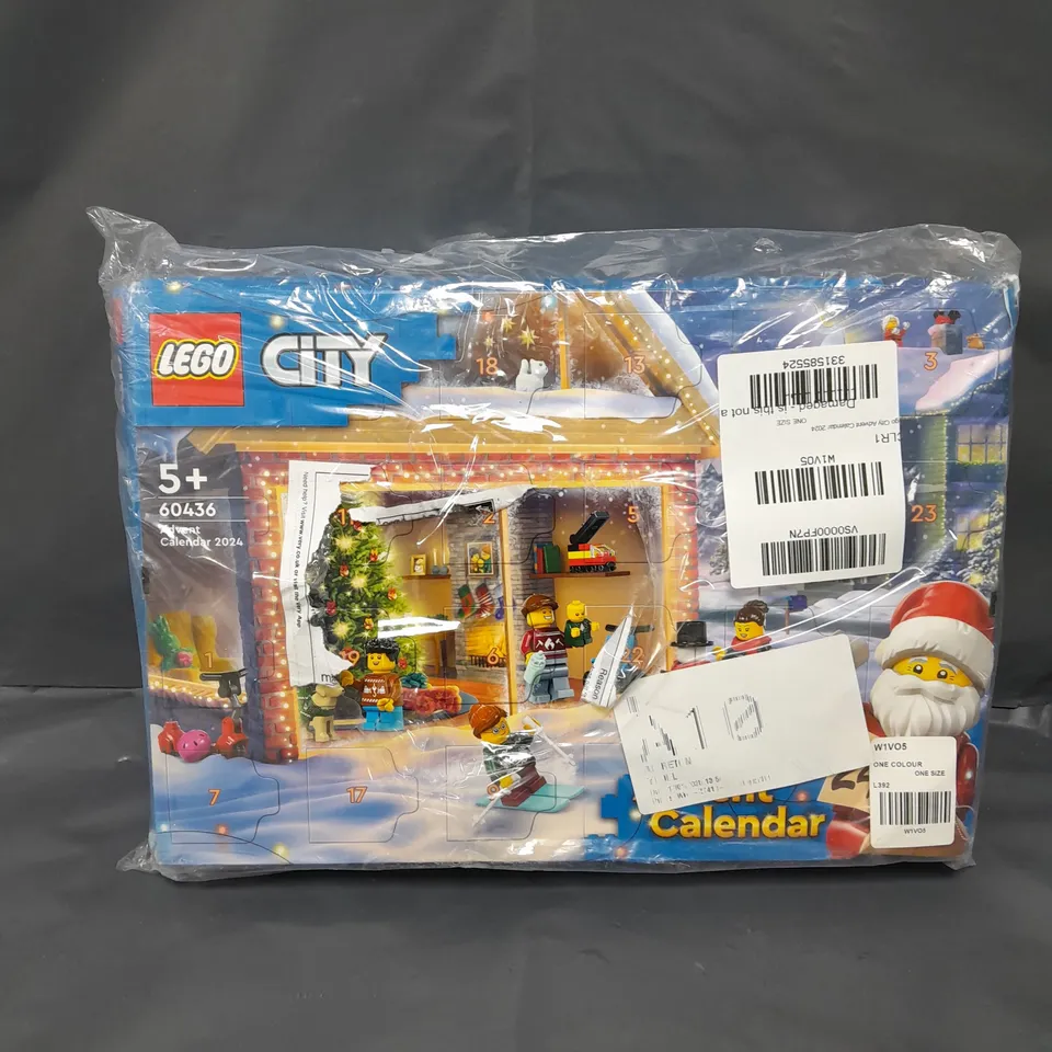 BOXED LEGO CITY ADVENT CALENDAR 2024 TOY SET 60436