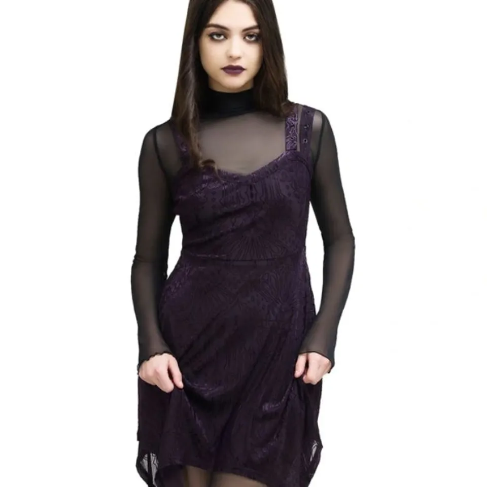 BRAND NEW KILLSTAR - VALRITHIA - PURPLE WOMEN'S DRESS SIZE XS