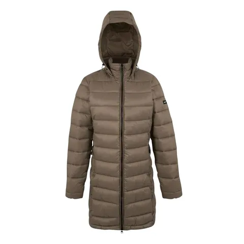 BRAND NEW REGATTA WOMENS STARLER HOODED INSULATED PADDED JACKET IN MOCHA SIZE UK 16