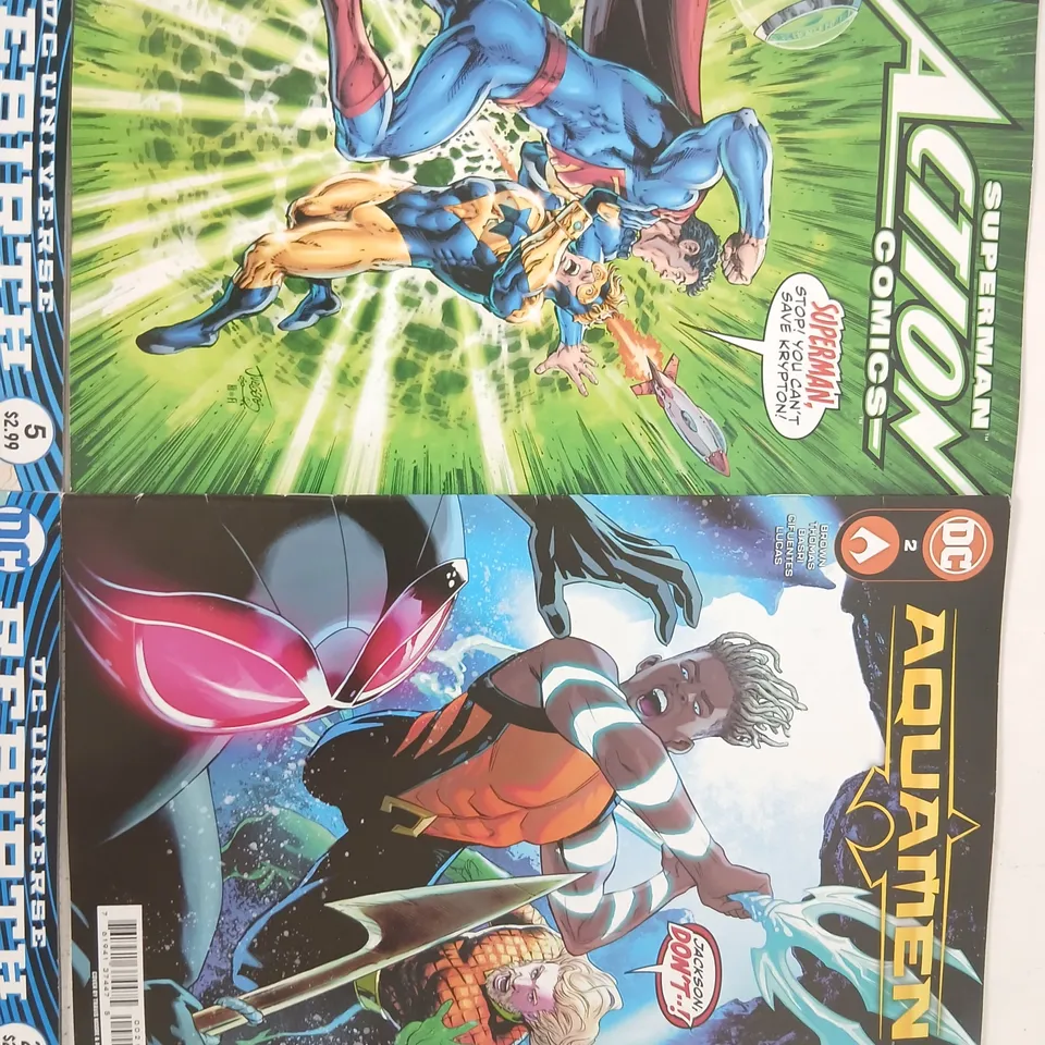 APPROXIMATELY 18 ASSORTED DC UNIVERSE REBIRTH AQUAMAN & RELATED COMICS
