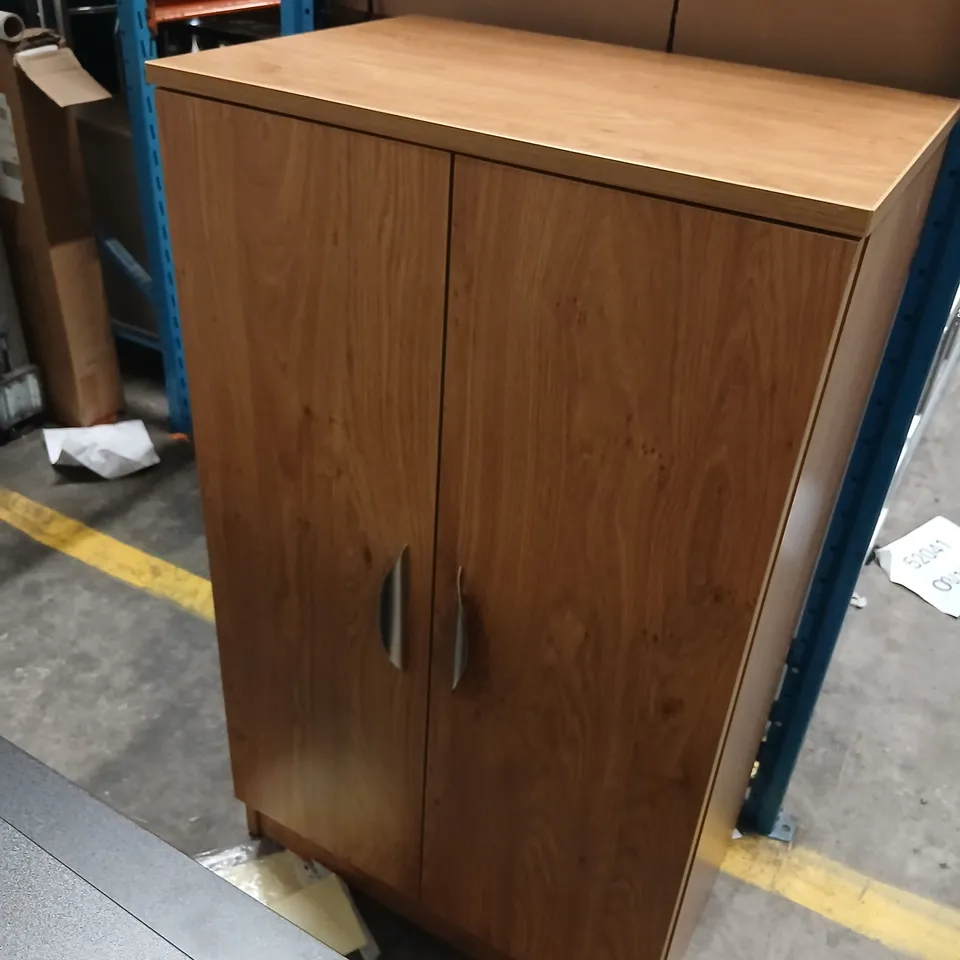 BRENDASIA 2 DOOR STORAGE CABINET ENGLISH OAK