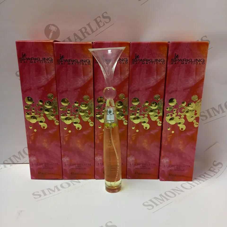 LOT OF 5 X 30ML GAI MATTIOLO BE SPARKLING EAU DE TOILETTE SPRAY