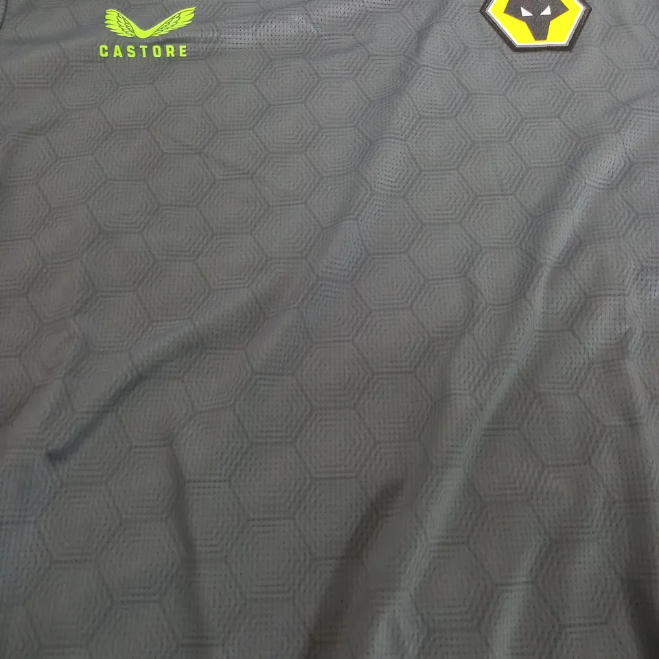 CASTORE THERMAL TRAINING TOP IN BLACK/GREY - LARGE