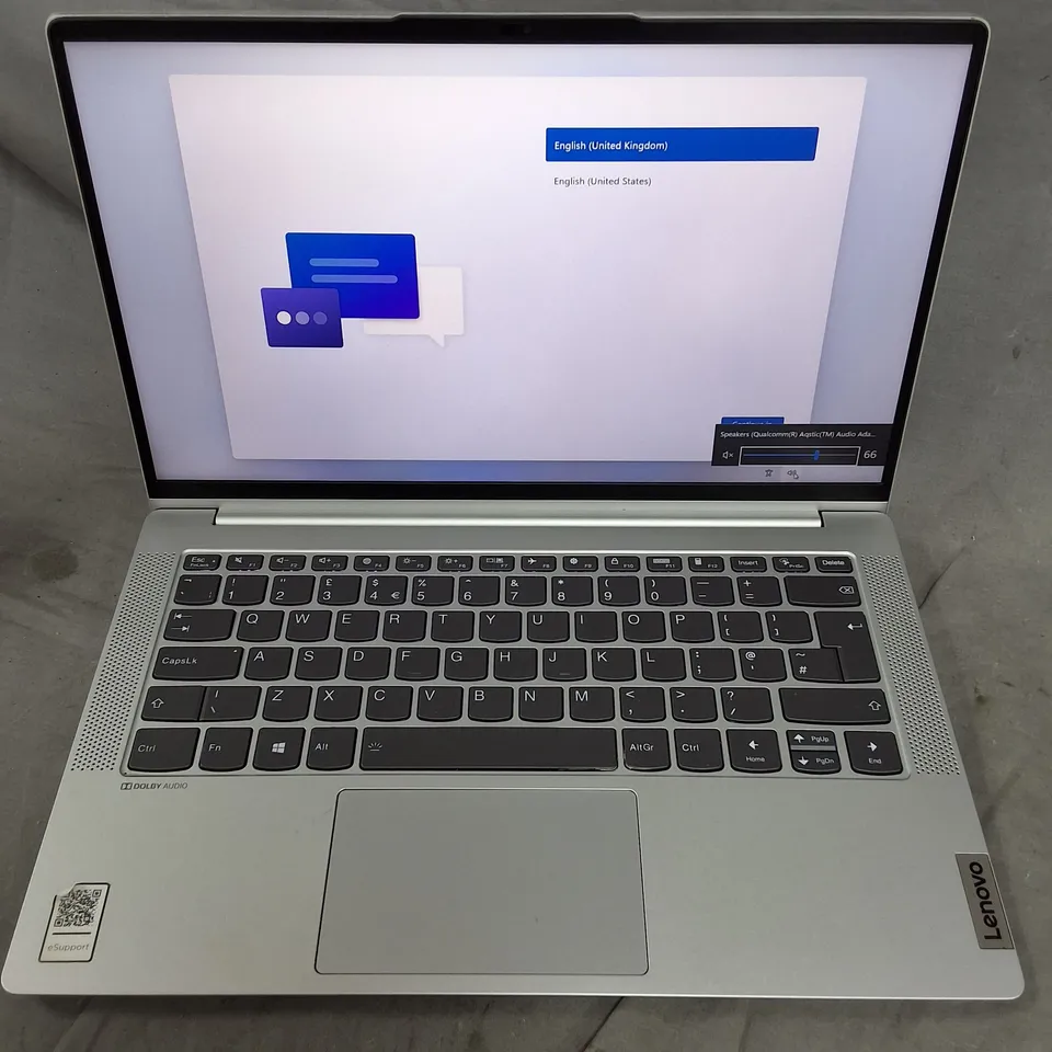 UNBOXED LENOVO IDEAPAD 14Q8C05 LAPTOP IN SILVER