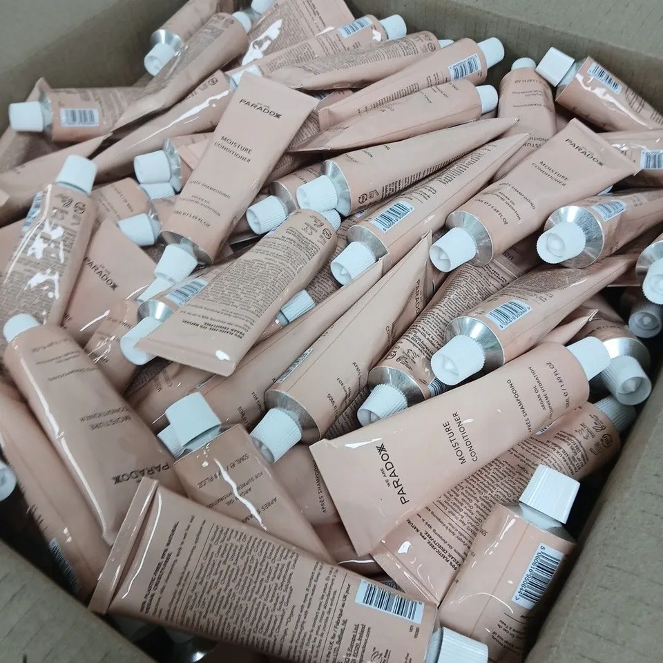 BOX OF APPROXIMATELY 170 PARADOX MOISTURE CONDITIONER 