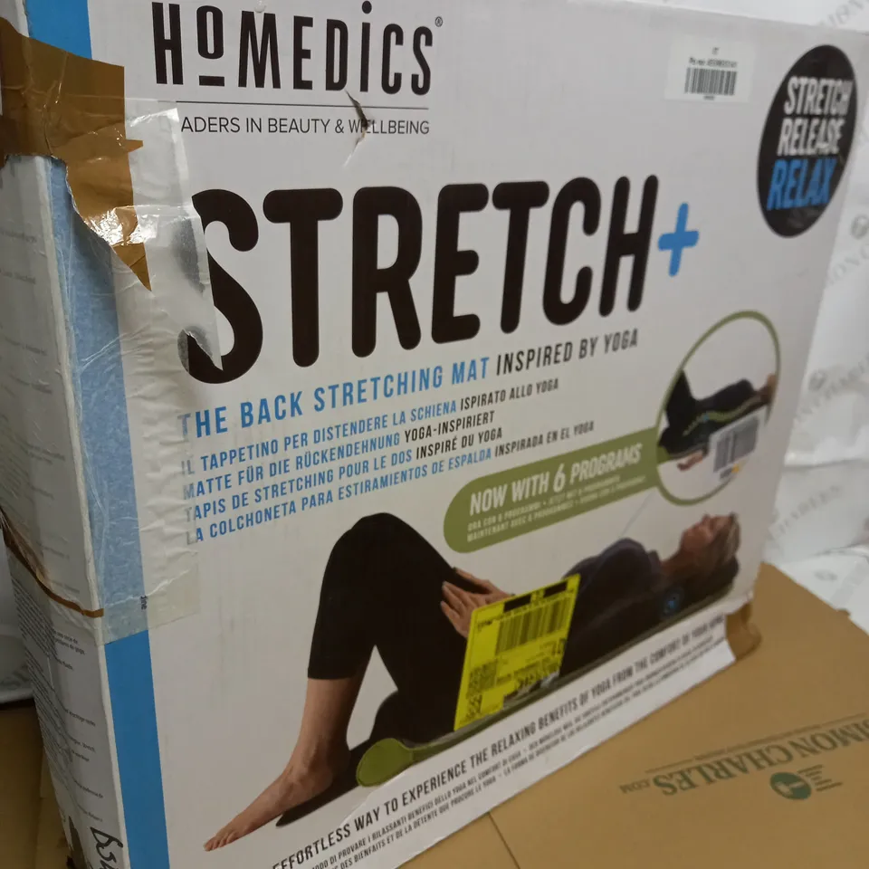 BOXED HOMEDICS STRETCH+ BACK STRETCHING MAT 