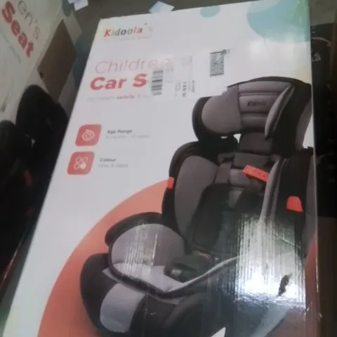 BOXED KIDOOLA CHILDREN'S CAR SEAT 