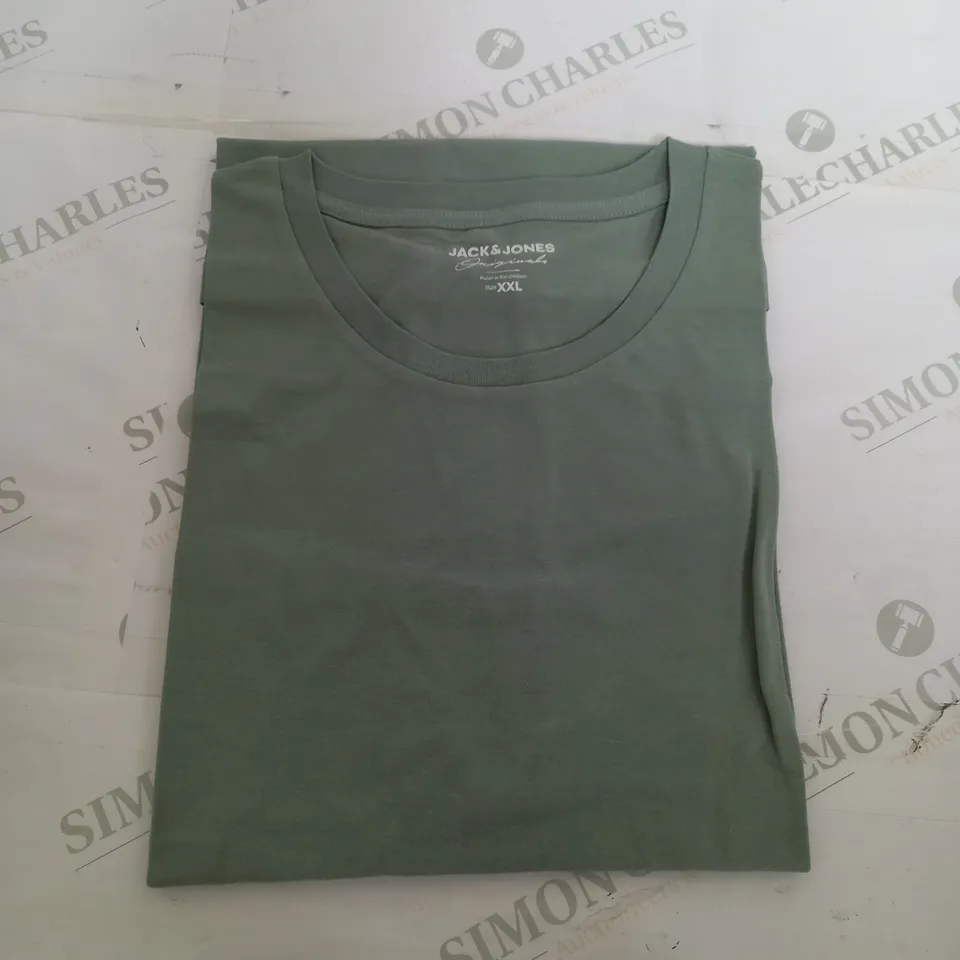JACK & JONES KHAKI T-SHIRT - XXL