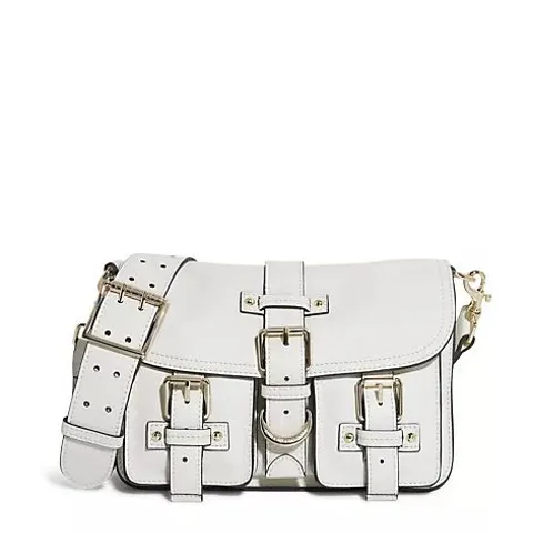 AIMEE KESTENBERG SADDLE UP LEATHER CROSS-BODY BAG- VANILLA ICE