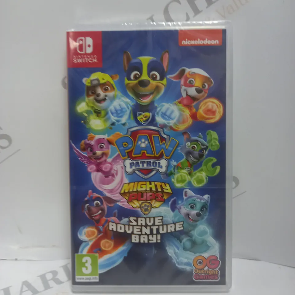 SEALED PAW PATROL MIGHTY PUPS SAVE ADVENTURE BAY FOR NINTENDO SWITCH